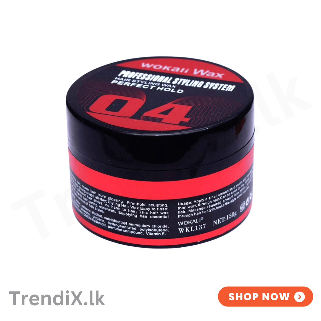 Wokali Wax 4 Hair Styling Wax - Perfect Hold for men and women